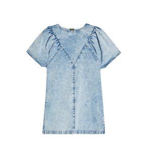 Acid Wash Denim Minidress